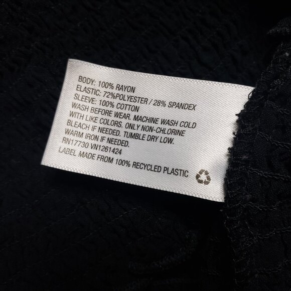 Art Class Black Puffy Top Size L 10/12 - Picture 2 of 7